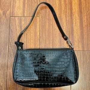 black mini purse